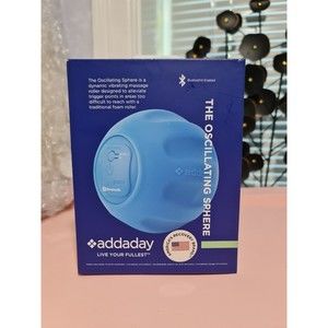 New In Box Addaday Oscillating Sphere Massager - Blue